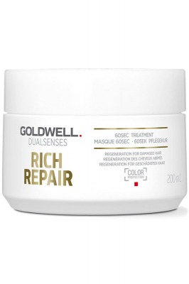 Маска для волос восстанавливающий уход за 60 секунд для сухих и поврежденных волос - Goldwell Dualsenses Rich Repair 60sec Treatment  