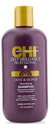 Глубоко очищающий и нейтрализующий шампунь - CHI Deep Brilliance Olive & Monoi Neutralizing Shampoo