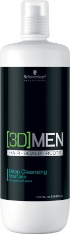 Шампунь для глубокого очищения - Schwarzkopf Professional [3D]MEN Deep Cleansing Shampoo  