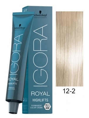 Специальный блондин пепельный - Schwarzkopf Igora Royal Highlifts Hair Color 12-2 60 ml