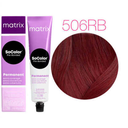 Краска для волос Темный Блондин Красно-Коричневый 100% покрытие седины - SoColor beauty 506RB