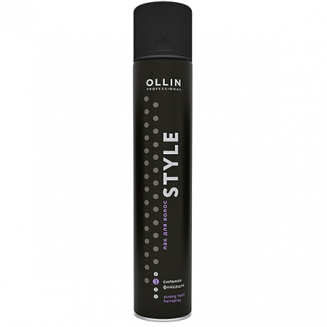Лак для волос сильной фиксации - Ollin Professional Style Strong Hold Hairspray
