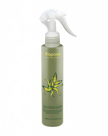Крем-кондиционер для волос с эфирным маслом цветка дерева Иланг-Иланг - Kapous Professional Ylang Ylang Conditioner 200 мл