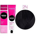 Краска для волос цвет Черный -  SoColor beauty 2N