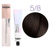 Краска для волос - L'Оreal Professionnel Dia Light 5.8 (Светлый шатен мокко)