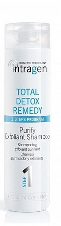 Очищающий шампунь-эксфолиант - Intragen Total Detox Remedy Shampoo  