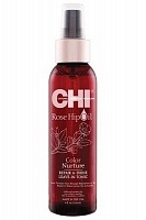 Тоник несмываемый для защиты цвета волос с маслом лепестков роз - CHI Rose Hip Oil Repair And Shine Leave-In Tonic 