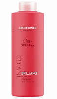 Бальзам-уход для защиты цвета тонких и нормальных волос - Wella Professional Invigo Color Brilliance Vibrant Color Conditioner 