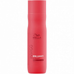 Шампунь для защиты цвета жестких волос - Wella Professional Invigo Color Brilliance Color protection shampoo 