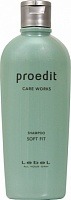 Шампунь для сухих поврежденных волос - Lebel Proedit Soft Fit Shampoo  