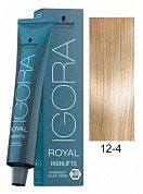Специальный блондин бежевый  - Schwarzkopf Igora Royal Highlifts Hair Color 12-4