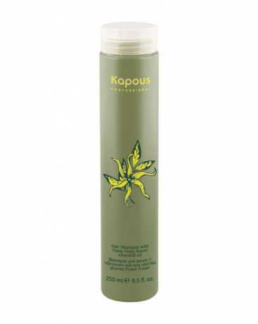 Шампунь для волос с эфирным маслом цветка дерева Иланг-Иланг - Kapous Professional Ylang Ylang Shampoo 250 мл