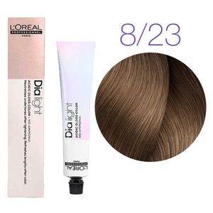 Краска для волос - L'Оreal Professionnel Dia Light 8.23 (Светлый блондин перламутрово-золотистый)