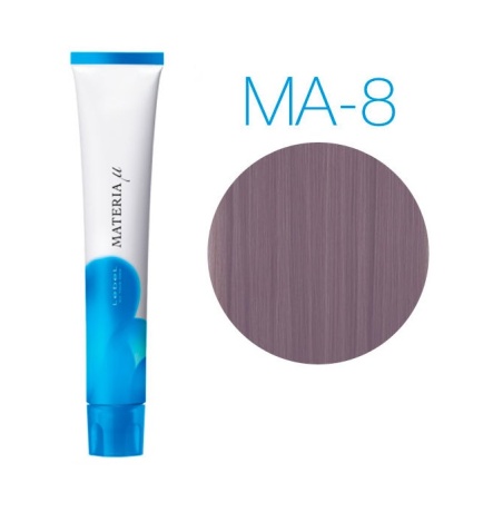 Тонирующая краска для волос  - Lebel Materia Lifer MA-8 (светлый блондин розово-лиловый)