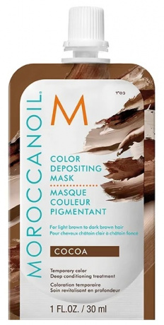 Маска тонирующая для волос Какао - Moroccanoil Color Depositing Mask Cocoa 30 мл