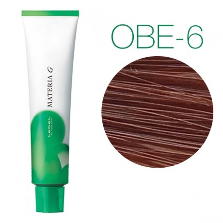 Lebel Materia Grey OBe-6 (темный блондин оранжево-бежевый) - Перманентная краска для седых волос