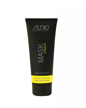 Маска для волос Анти-желтый - Kapous Studio Professional Antiyellow Mask 200 мл