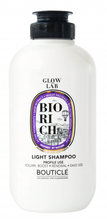 Шампунь для поддержания объёма для волос всех типов - Bouticle Glow Lab Biorich Light Shampoo 