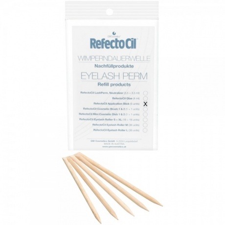 Палочки из розового дерева  RefectoCil Eyelash Perm Refill Rosewood Sticks