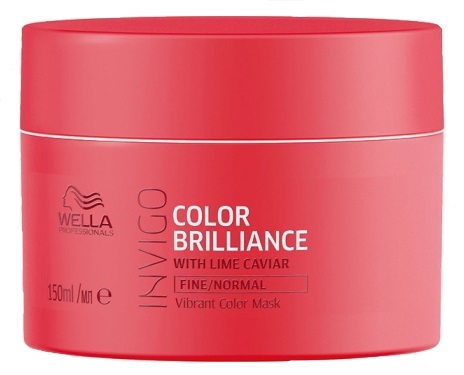 Маска-уход для защиты цвета тонких и нормальных волос - Wella Invigo Color Brilliance Vibrant Color Mask 