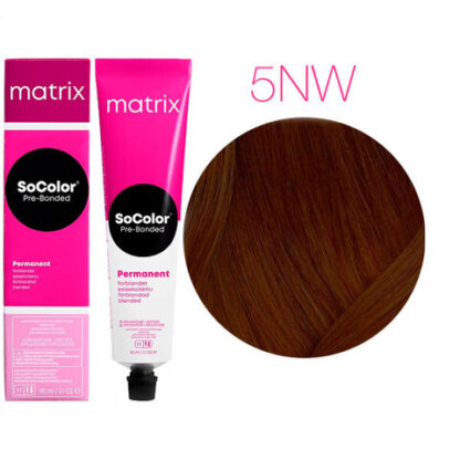 Краска для волос Натуральный Теплый Светлый Шатен - SoColor beauty 5NW 