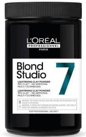 Пудра-глина для обесцвечивания волос без аммиака -L'Оreal Professionnel Blond Studio 7 Lightening Glay Powder