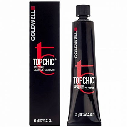 Стойкая профессиональная краска для волос - Goldwell Topchic Hair Color Coloration 5N (светло-коричневый)