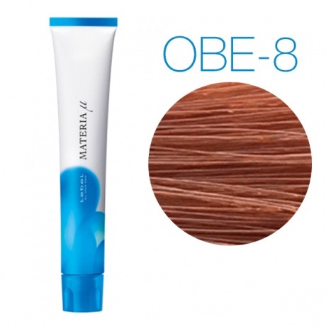 Lebel Materia Lifer OBe-8 (светлый блондин оранжево-бежевый) - Тонирующая краска для волос 