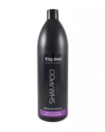 Шампунь для окрашенных волос - Kapous Professional Shampoo for colored hair 1000 мл