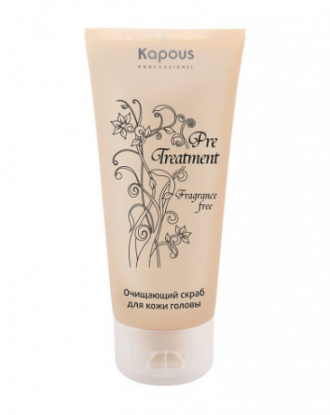 Очищающий скраб для кожи головы - Kapous Fragrance Free Pre-Treatment Scrub 150 мл