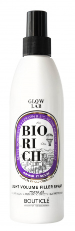 Несмываемый спрей уплотнитель для придания объема - Bouticle Glow Lab Biorich Light Anti-Static Volume Spray