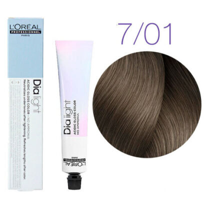Краска для волос - L'Оreal Professionnel Dia Light 7.01 (Блондин ледяной)