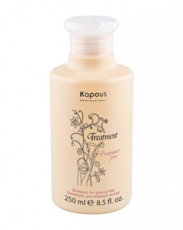 Шампунь для жирных волос - Kapous Fragrance Free Treatment Shampoo for Oily Hair 250 мл