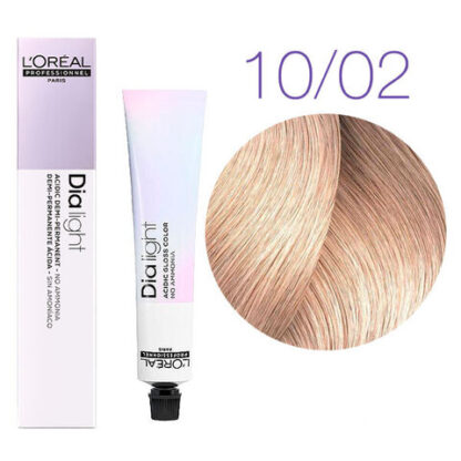 Краска для волос - L'Оreal Professionnel Dia Light  10.02 (Молочный коктейль Очень светлый натуральный перламутровый) 