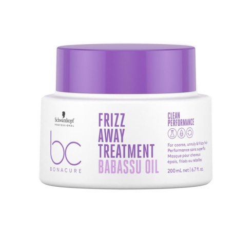 Маска для жестких и непослушных волос —Schwarzkopf Professional Bonacure Clean Performance Frizz Away Treatment 