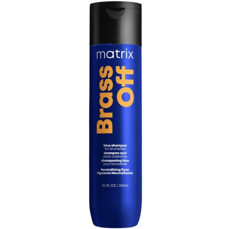 Шампунь для нейтрализации желтизны- Mаtrix Brass Off blue shampoo for brunettes