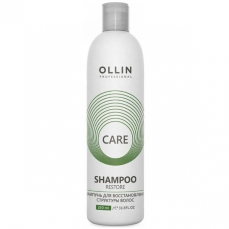 Шампунь для восстановления структуры волос - Ollin Professional Care Restore Shampoo