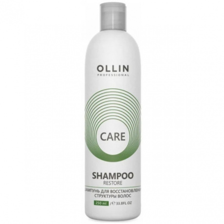 Шампунь для восстановления структуры волос - Ollin Professional Care Restore Shampoo