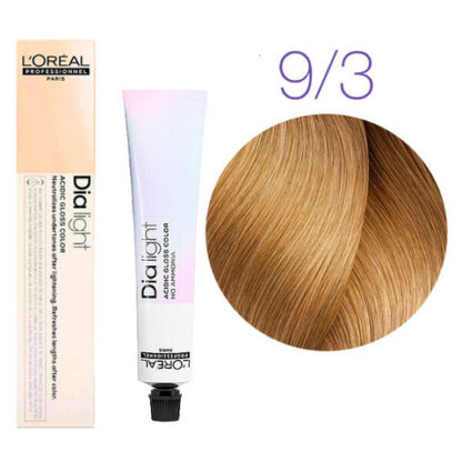 Краска для волос - L'Оreal Professionnel Dia Light  9.3 (Очень светлый блондин золотистый) 