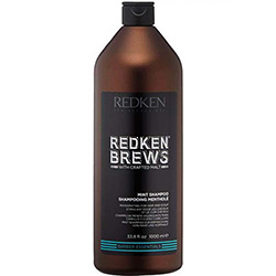 Тонизирующий шампунь с ментолом  - Redken Brews Mint Shampoo 