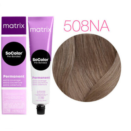 Краска для волос Светлый Блондин Натуральный Пепельный  - SoColor beauty 508NA