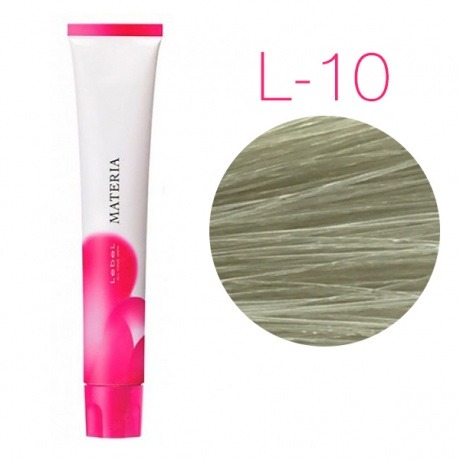 Lebel Materia 3D L-10 (яркий блондин лайм) - Перманентная низкоаммичная краска для волос