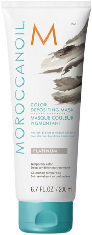 Маска тонирующая для волос Платина - Moroccanoil Color Depositing Mask Platinum 200 мл