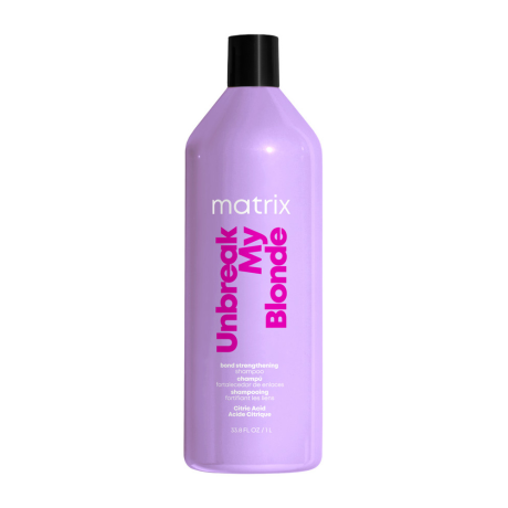 Укрепляющий шампунь без сульфатов с лимонной кислотой для осветленных волос- Mаtrix Total Results Unbreak My Blonde Shampoo