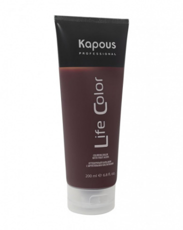 Оттеночный бальзам для волос «Life Color», медный - Kapous Professional Life Color Balm Cooper 200 мл