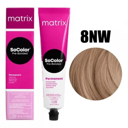 Краска для волос Натуральный Теплый Светлый Блондин - SoColor beauty 8NW