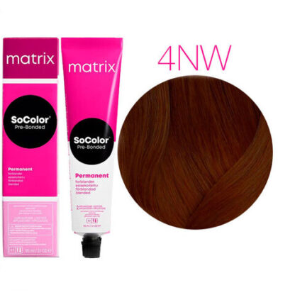 Краска для волос Натуральный Теплый Шатен - SoColor beauty 4NW 