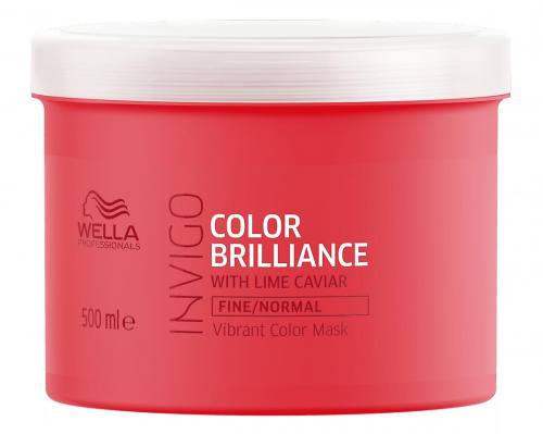 Маска-уход для защиты цвета тонких и нормальных волос - Wella Invigo Color Brilliance Vibrant Color Mask 