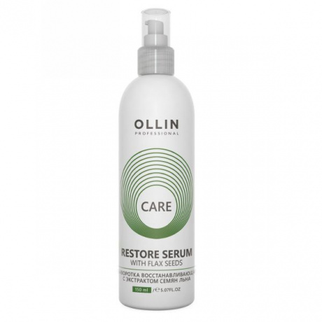 Сыворотка восстанавливающая с экстрактом семян льна - Ollin Professional Care Restore Serum