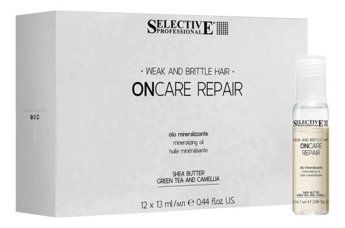 Лосьон реструктурирующий для волос- Selective Professional ONCARE Repair Mineralizing Oil